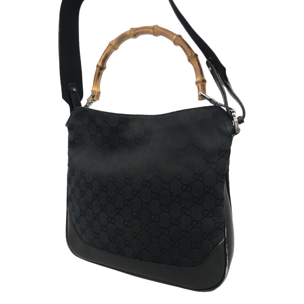 Gucci handbag bamboo shoulder bag